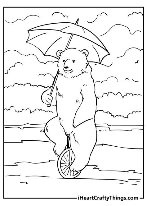 bear coloring pages updated
