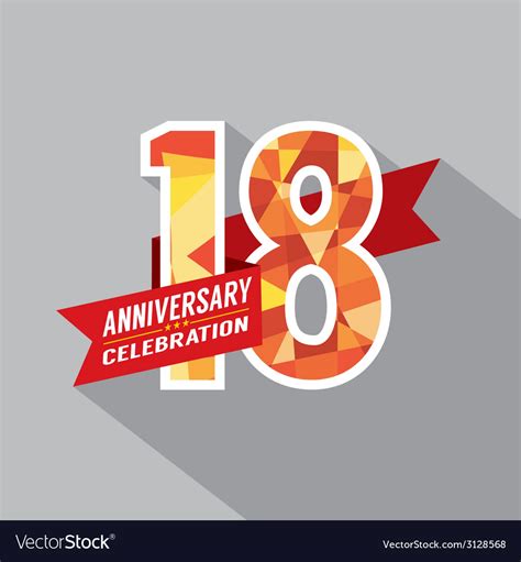 years anniversary celebration design vector image