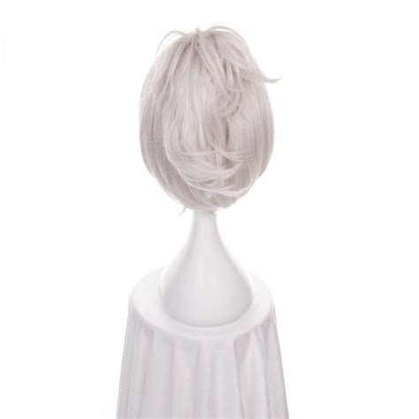 12 Lol Riven Silver White Short Synthetic Wig Cosplay
