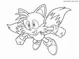 Hedgehog Printables Eggman Prower Miles sketch template