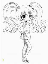 Coloring Pages Colouring Anime Cute Girl Girls Chibi Preschool sketch template
