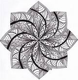 Mandalas Musings Zentangle Poligonos Estrellados Enjoyment Aimable sketch template