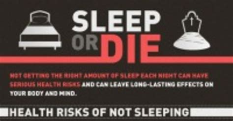 Health Risks Of Not Sleeping Well Infographic