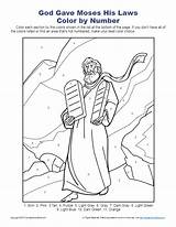 Commandments Ten Coloring Color Pages Bible Number Printable Activities Kids Sunday School Moses Lessons Activity Story Crafts God Catholic Children sketch template