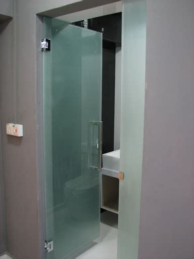 Frosted Glass Door For Common Toilet Renotalk ™ Glass Bathroom