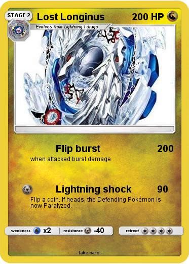 pokemon lost longinus flip burst  pokemon card