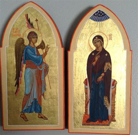 lannonciation en  art byzantin comment peindre les arts