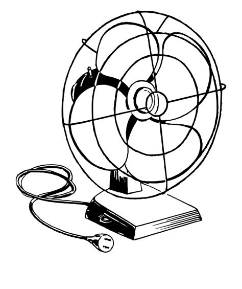 electric fan fan images  drawing