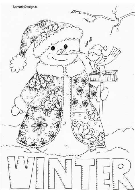 ideas  winter adult coloring pages home family