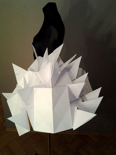 origami shape  behance