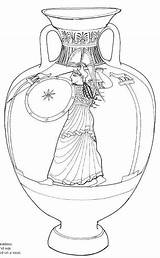 Vase Grecia Antica Olimpiadi Grec Geometric Greci Vasi Crafter Volwassenen Pottery Greca Storia Antiquevases Marcels sketch template