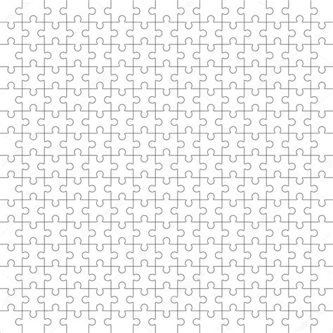 jigsaw puzzle blank template  pieces stock vector image  cbinik