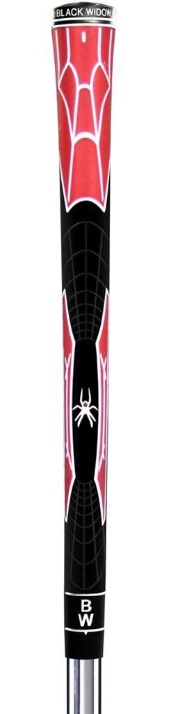 red black widow signature pride golf grip spider web  velvet grips ebay