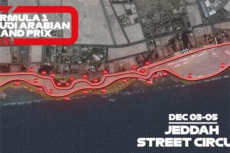 reveals jeddah layout  fastest  street circuit read motorsport