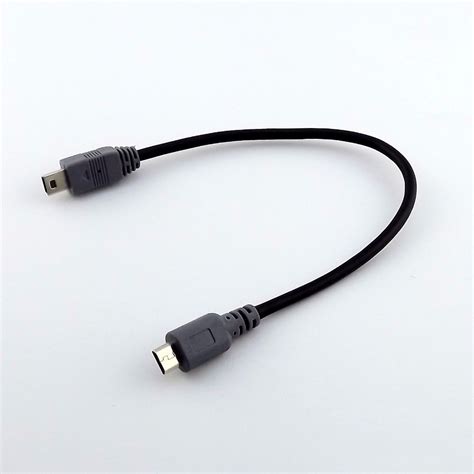pc mini usb type   pin male  micro  male  pin converter otg adapter lead data cable cm