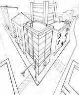Perspective Point Drawing City Beamer Exercise Oblique Deviantart Three Scape Sketching Technical House Cavalier Linear Getdrawings Building Choose Board Two sketch template