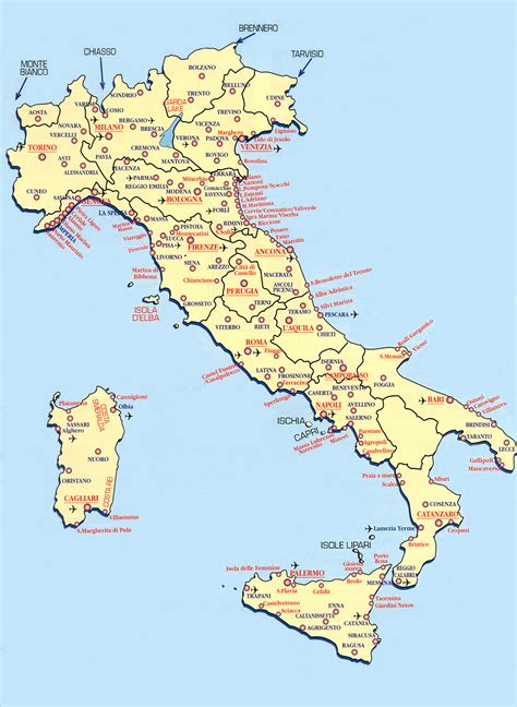 harta italia harta turistica italia harta turism italia harti italia
