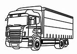 Lkw Ausmalbilder Malvorlagen Lastwagen Scania Drucken Ausdrucken Malen Malvorlage Malvorlagan sketch template
