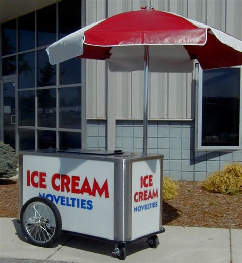 Outdoor Ice Cream Push Cart