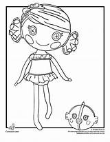 Coloring Lalaloopsy Pages Sea Printable Shells Dolls Doll Coral Shell Quill Cartoon Seashell Jr Colouring Color Drawing Little Print Getcolorings sketch template