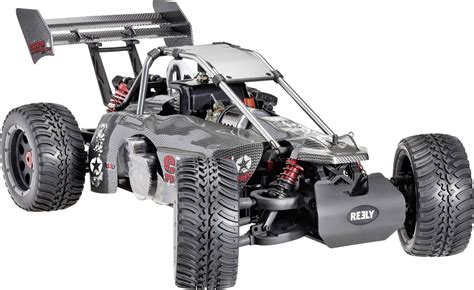 reely carbon fighter iii  rc auto benzine buggy achterwielaandrijving rtr  ghz conradbe