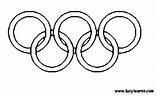 Olympic Rings sketch template