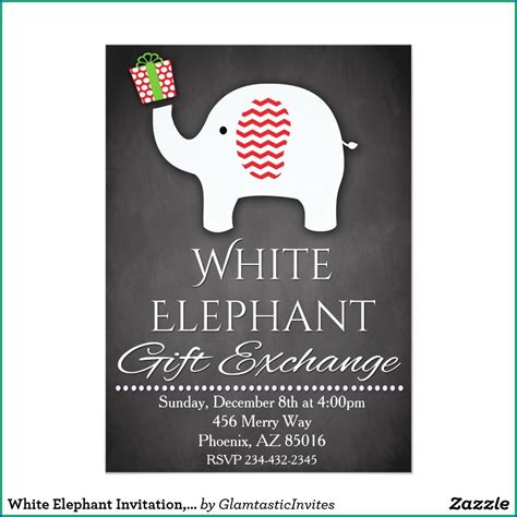 white elephant invitation template  printable word searches