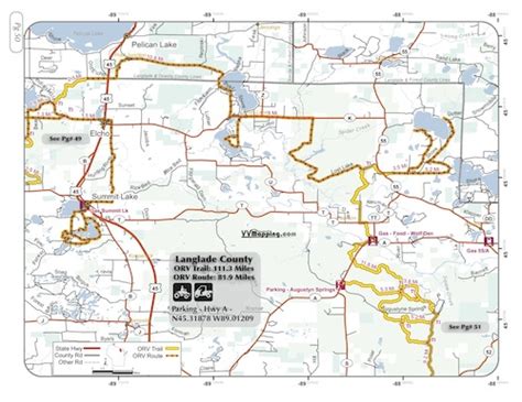 langlade county orv trail information vvmappingcom