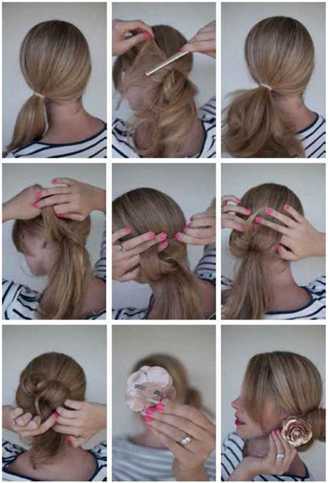 bun hairstyles step  step images  hairstyle