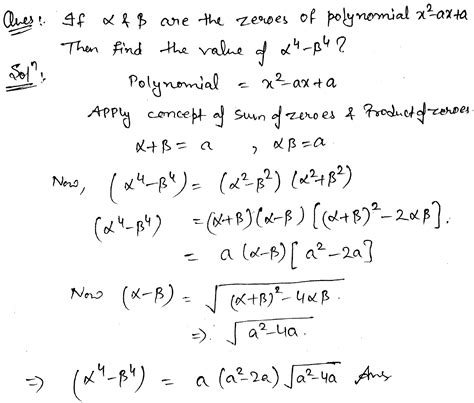 alpha  beta   zeros   polynomial  axa  find