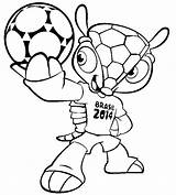 Futbol Mundial Copas Dibujos Mascota sketch template