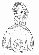 Sophia Coloriage Princesse Colorir Imprimir Imprimer sketch template