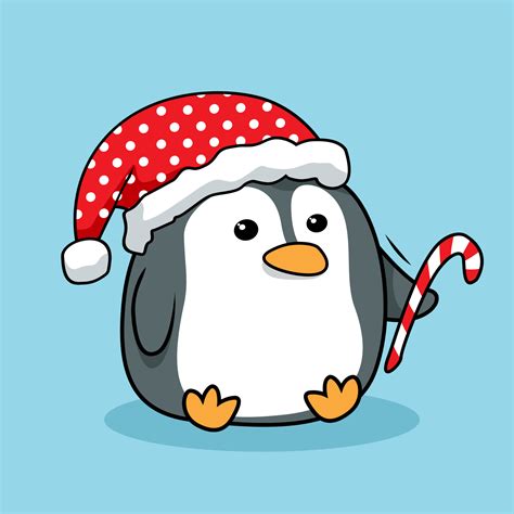 christmas penguin cartoon
