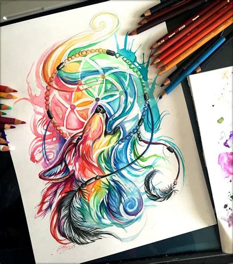 amazing colour pencil drawings  katy lipscomb designbolts