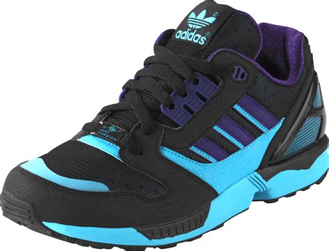 adidas zx  schoenen zwart blauw