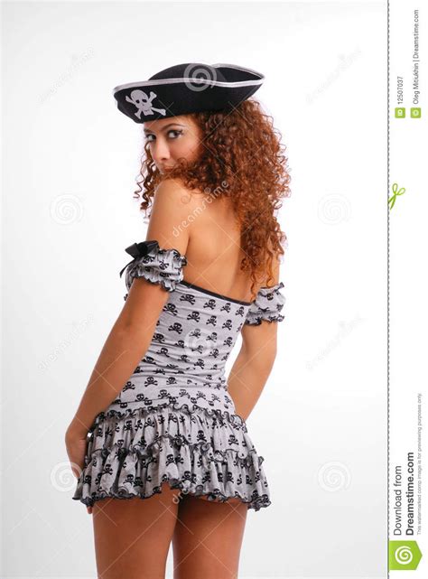 Pirate In Very Short Dress Stock Image Image Of Body 12507037