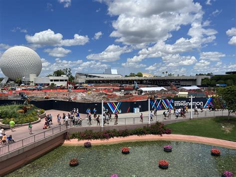 epcot construction update journey  water  dreamers point