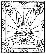 Easter Bunny Eggs Coloring Crayola Pages Print Color sketch template