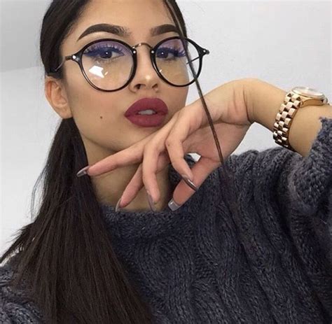 ᴼᴸᴸᴼᵂ ᴺᵞᴿᵁᴮᴵ♡ cute glasses girls with glasses glasses frames girl