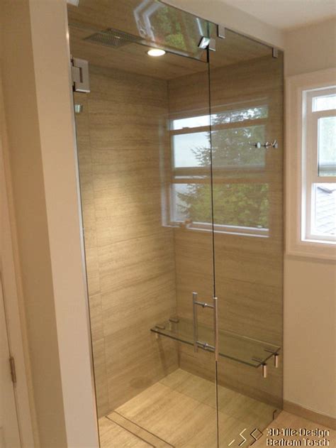 Best Glass Shower With Bench Design Ideas And Remodel