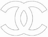 Chanel Logo Diy Shirt Stencil Printable Large Coco Print Cut Embroidery Coplusk Crafts Logos Decor Printables Jewelry Projects Accessories Party sketch template