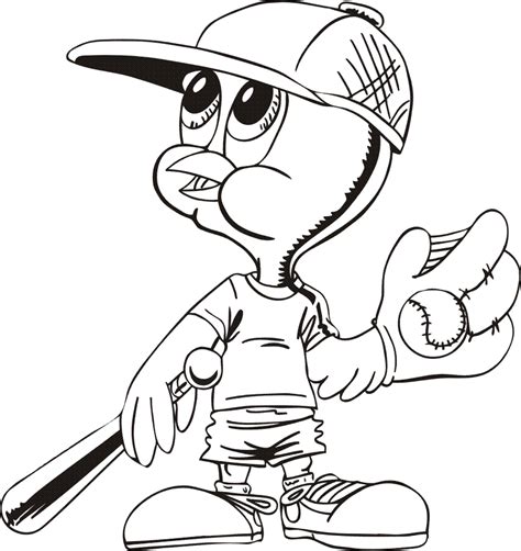 baseball player coloring pages  kids coloring pages