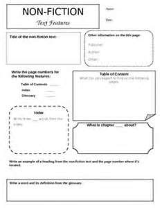 nonfiction text features matching worksheet saferbrowser yahoo image