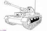 Tank Drawing Sherman Coloring Military Getdrawings Pages sketch template