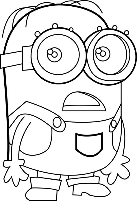 coloring pages minions despicable  printable despicable  coloring