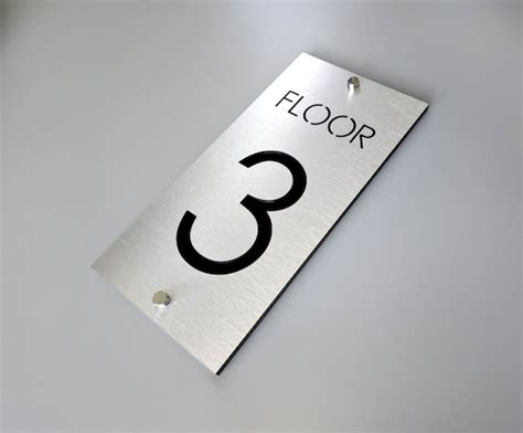 floor number sign floor numbers  letters level numbering etsy