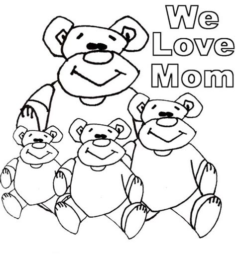 love moms coloring page coloring sky