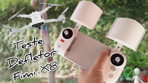 teste defletores drone fimi  se booster youtube
