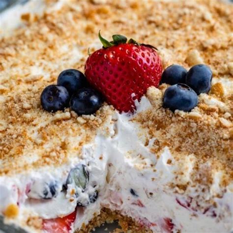 No Bake Berry Dessert Lush Recipe Crazy For Crust