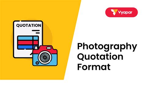 photography quotation format   vyapar app